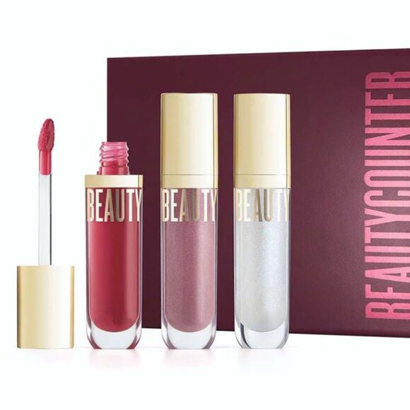 💋 *Beautycounter* Beyond Lip Gloss Trio (Discontinued - Limited Edition) - NEW!